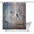 thumbnail image 1 of SUNENAT Beautiful Dragonfly and Wings Abstract Art Shower Curtain for Bathroom, Bath Curtain 66(Wide) x 72(Height) Inches, 1 of 3