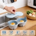 thumbnail image 4 of Microwave Egg Poacher, 2 Egg Capacity, Dishwasher Safe, Non-Stick, Quick Poached Egg Maker, 4 of 7