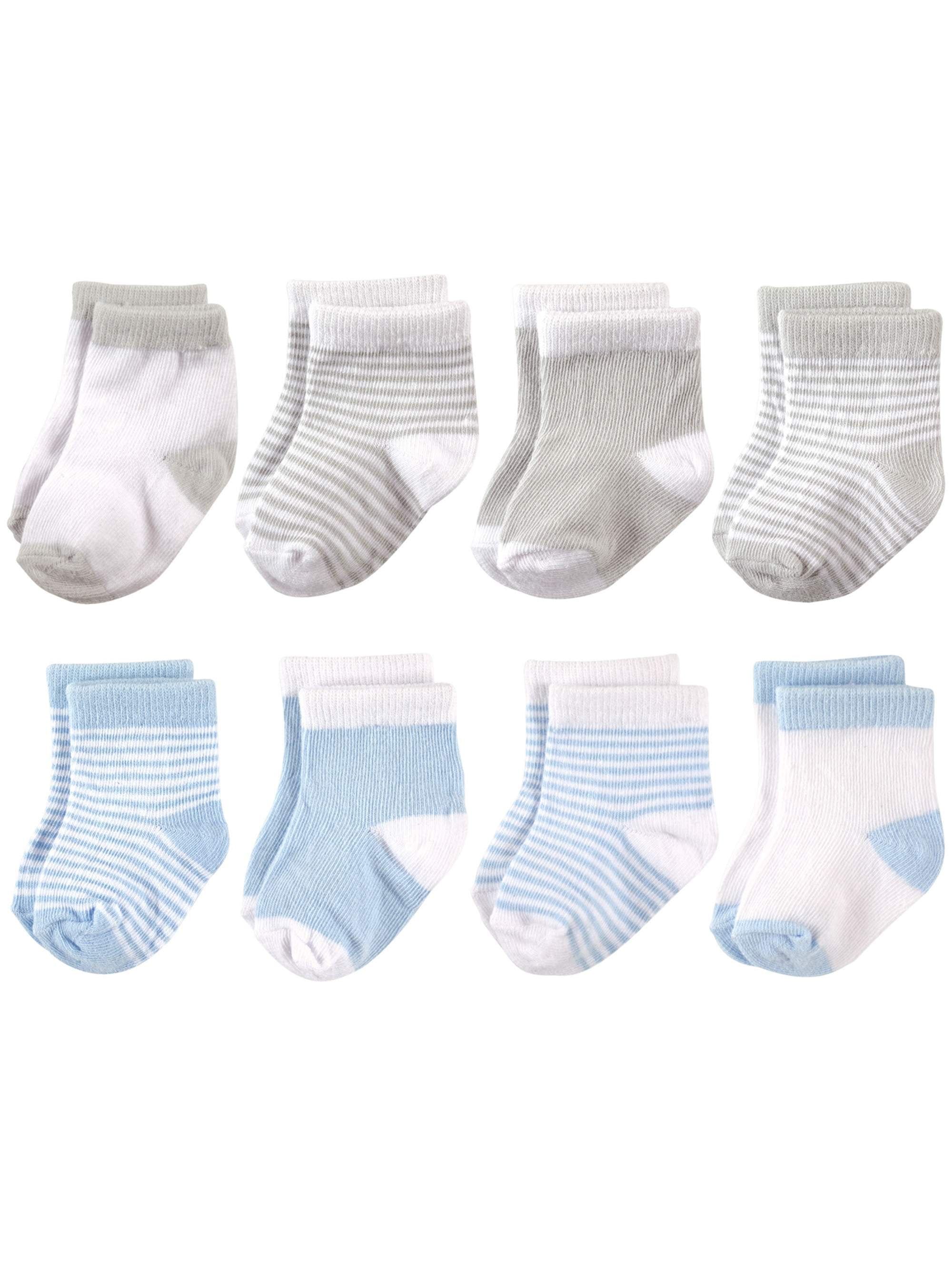 Hudson Baby Crew Socks, 8Pack (Baby Boys & Toddler Boys) Walmart