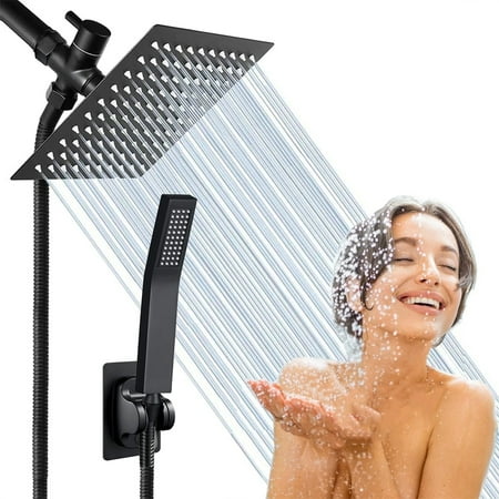 

Wall Mounted Shower Extension Rod Set Shower Diverter Stainless Steel Sprinkler