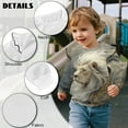 thumbnail image 7 of Xixirimido Lion Print Ruffle Shoulder Toddler Girls Sweatshirt Long Sleeve Graphic Pullover Top Soft Crewneck Sweater Fall Winter Wear, for 2-3T, 7 of 7