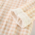 thumbnail image 4 of Lixiuxyad Button down Pajama Set Double Layer Gingham Pajama Set For Women Lightweight Summer Sleepwear & Homewear Stylish And Comfortable Loungewear, 4 of 6