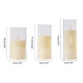 thumbnail image 3 of Hariumiu LED Candle Lamp Flickering Flameless Smokeless Battery Operated Simulation Candle Light Centerpiece Table Decor Simulation Candle Lamp, 3 of 10