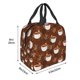 thumbnail image 3 of Easygdp Cute Sloths Bear Relaxing In Coffee Cup Bolsa Térmica Premium - Tela Oxford Impermeable, Gran Capacidad, Bolsillo Frontal, Unisex para Trabajo, Escuela, Actividades al Aire Libre y Picnics, 3 of 8
