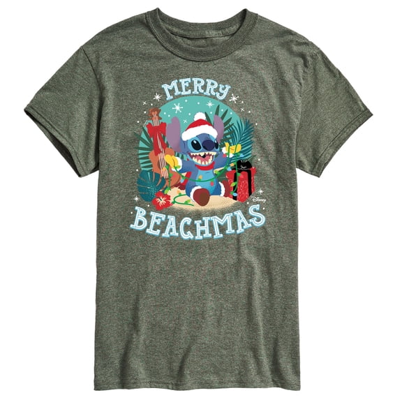 Lilo & Stitch - Merry Beachmas - Men's Short Sleeve Graphic T-Shirt