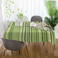 thumbnail image 3 of Yayeee Tablecloths 60" x 60" Rectangle Wrinkle Resistant Party Table Cover, Green Martini Glass, 3 of 8