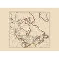 thumbnail image 3 of Carey 24x19 Black Modern Framed Museum Art Print Titled - British Possessions Canada United States, 3 of 5