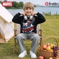 thumbnail image 7 of Disney Marvel Spider-Man Boys Cotton Hooded Sweatshirt Toddler Pullover Hoodie Kids Black Top Halloween Gift Sizes 2-9Y, 7 of 7