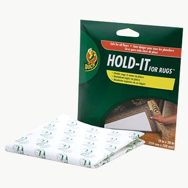 3 Way Latex - Duck Brand Hold-It For Rugs Adhesive Latex Foam: 10 in. x 20 in. (White)
