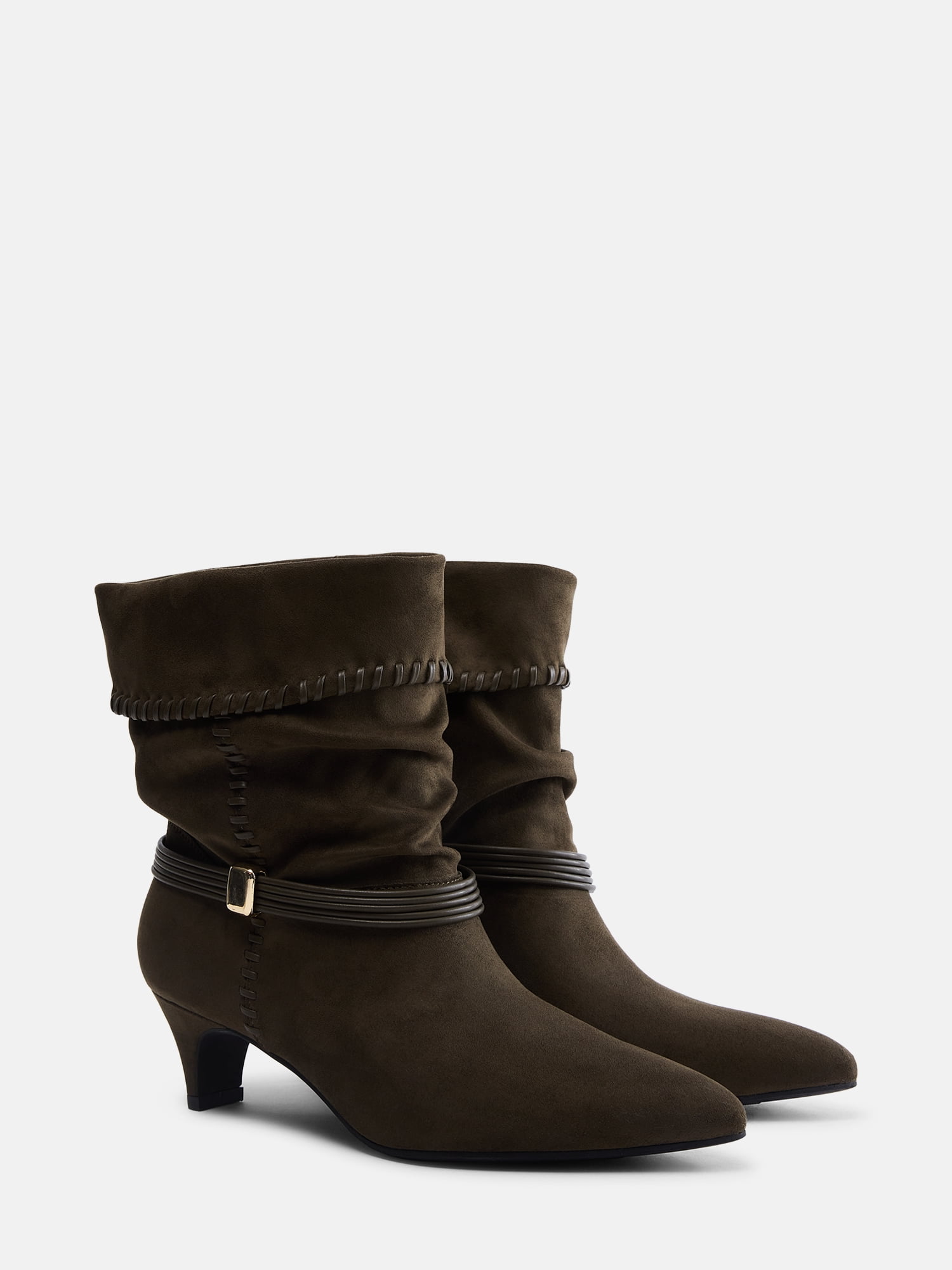 Scenario Women's Kitten Heel Short Boots