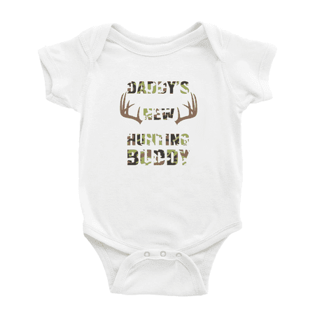 

Daddys New Hunting Buddy Cute Baby Bodysuit Unisex