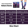 thumbnail image 2 of Sierra Socks Valley Camping Pattern CoolMax Socks, Nature Collection for Men & Women Eco-Friendly Colorful Crew Socks, 2 of 5