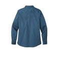 thumbnail image 5 of Port Authority LW808 Ladies Long Sleeve SuperPro React Twill Shirt , Regatta Blue, 4XL, 5 of 5