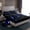 Blue Black, variant on Manfei Gaming Twin Sheet Sets,Geometric Plaid Twin Fitted Sheet,Gradent Cyan Black Flat Sheet For Boy,Microfiber Room Decor,3pcs