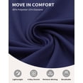 thumbnail image 3 of Women's Pleated Tennis Skirt Double Ruffle Golf Skirts for Women Skort with Pockets Tummy Control Athletic, 3 of 8