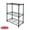 Black, variant on Rubbermaid 3-Tier Heavy Duty Black Wire Shelving Unit, 450lb Capacity
