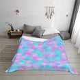 thumbnail image 6 of KLL Purple Dragon Scales Print Fleece Throw Blanket, Horizontal Fleece Bedding Cute Soft Blankets Comfy Fleece Flannel Plush Home Decor for Couch & Bed -40"x30", 6 of 9