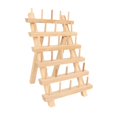 thumbnail image 2 of yuksok Wooden Thread Rack Sewing Portable Stable Quilting Accessories Braiding Rack 30 Spool, 2 of 9