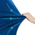thumbnail image 3 of Kalauyu Mens Long Sleeve Half Zip Compression Athletic Elastic Tight T Shirts Quick Dry Moisture Wicking Gym Sport Fitted Tops, 3 of 8