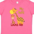 thumbnail image 4 of Inktastic My Aunt Loves Me Giraffe Boys or Girls Toddler T-Shirt, 4 of 5