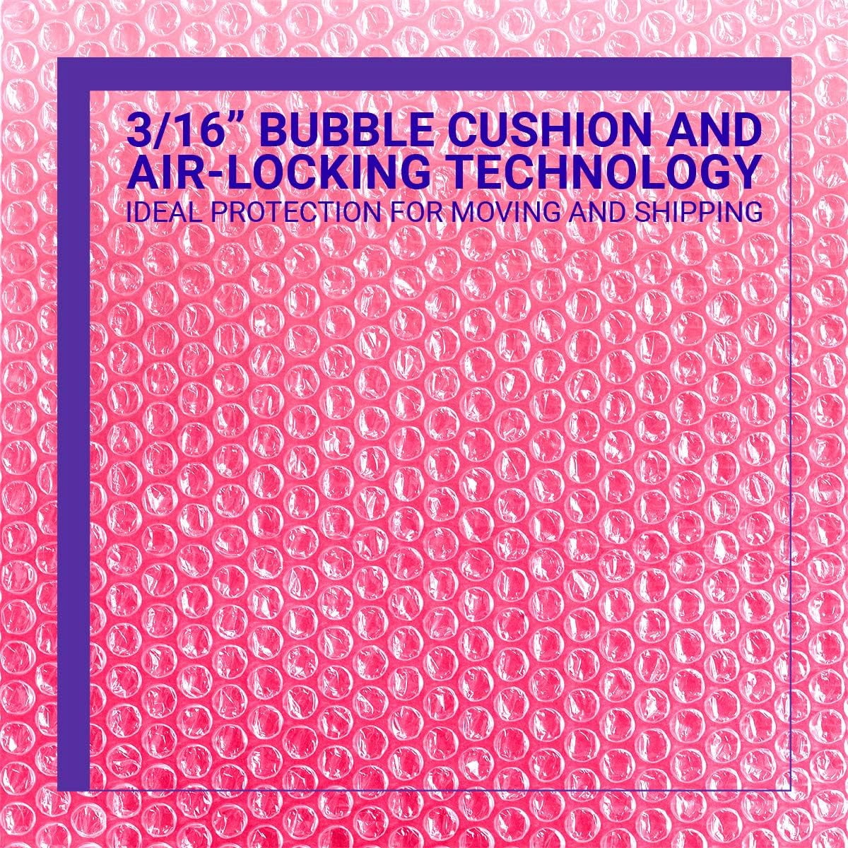 2-Pack Anti-Static Bubble Cushioning Wrap Rolls, 3/16" x 12" x 72' ft Total, Perforated Every 12", 20 Fragile Stickers for Packaging, Shipping, Mailing