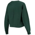 thumbnail image 3 of Women's League Collegiate Wear Green Michigan State Spartans Corded Timber Cropped Pullover Sweatshirt, 3 of 4
