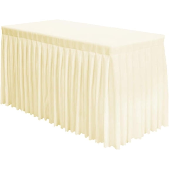 14ft Table Skirt for 6-8 Foot Rectangle Tables