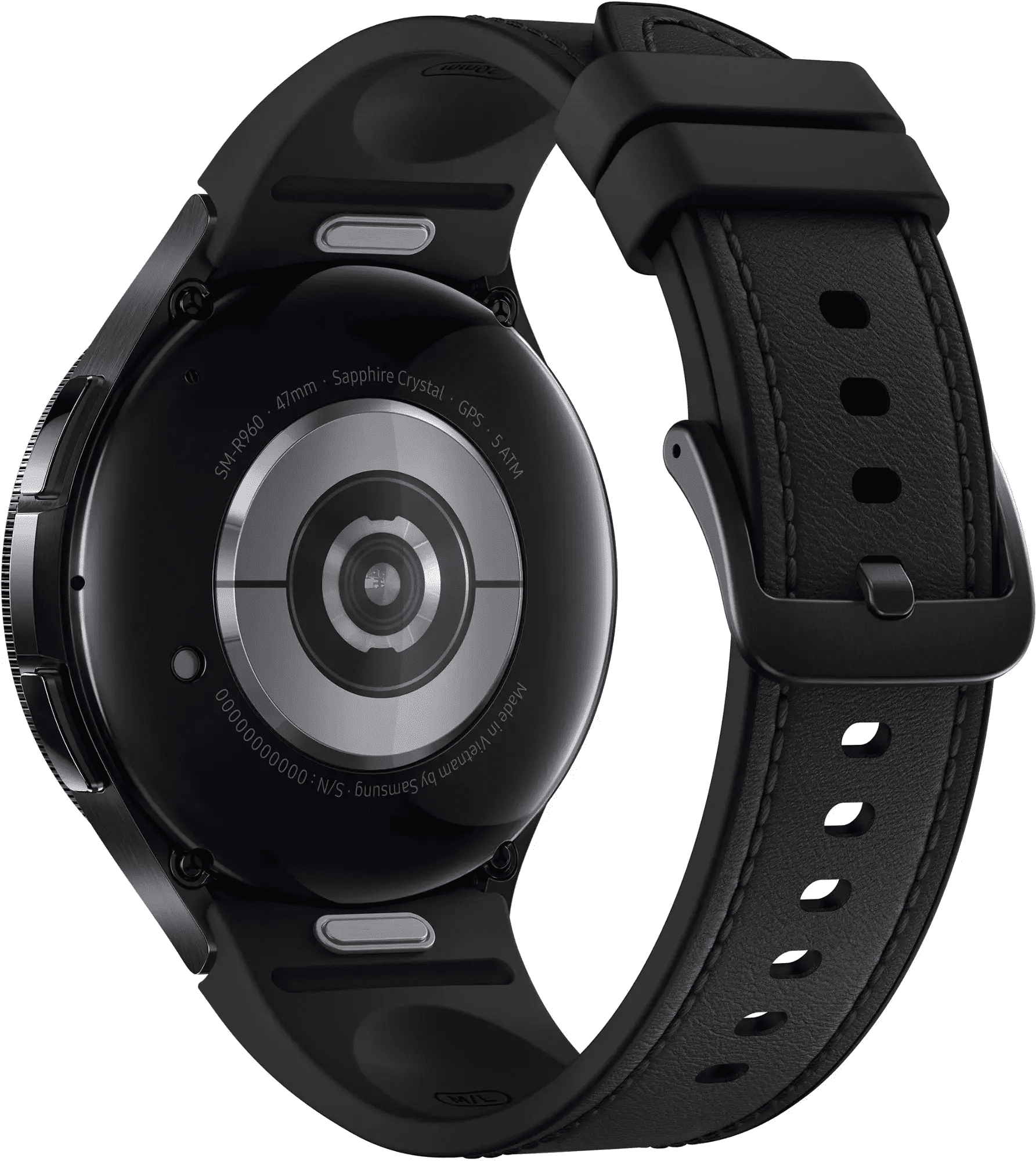 Pre-Owned Samsung Galaxy Watch6 Classic Smartwatch 47mm Bluetooth + LTE Black SM-R965 (Good)