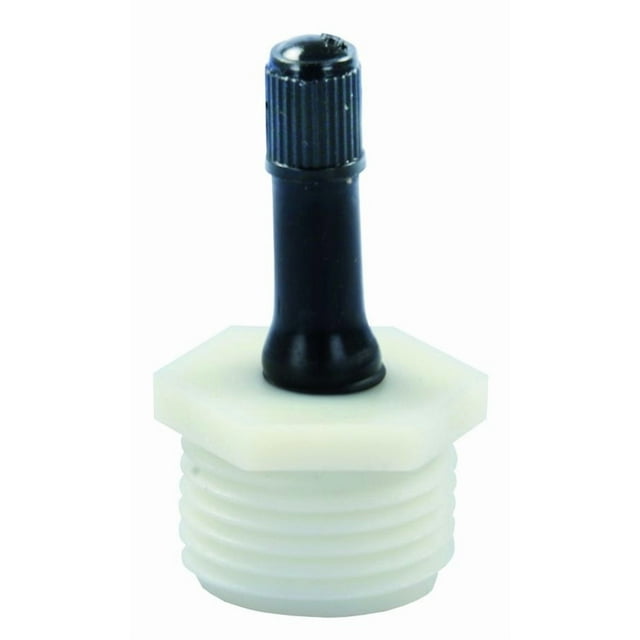JR Water System Blow Out Plug 03054 Use To Apply Air Pressure To Water Lines; Plastic; Single