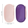 thumbnail image 2 of Conjuntos Únicos de Brochas de Maquillaje Livianas para Viajes de Negocios Rosa Púrpura Mango de Goma Tubo de Aluminio, 2 of 5