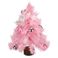 thumbnail image 4 of Árbol de Navidad de Mesa ANGGREK Modelo De Plumas 45cm PVC Mini Decoración, 4 of 8
