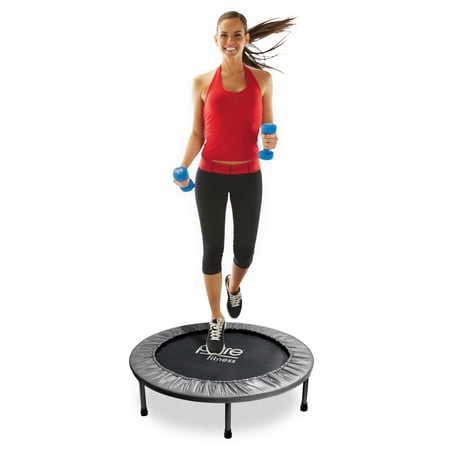 Pure Fitness 38-Inch Exercise Trampoline, Black (Best Indoor Trampoline For Adults)