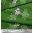 thumbnail image 3 of Soimoi Cotton Cambric Fabric Leaves & Floral Artistic Printed Fabric 1 Yard 42 Inch Wide, 3 of 3