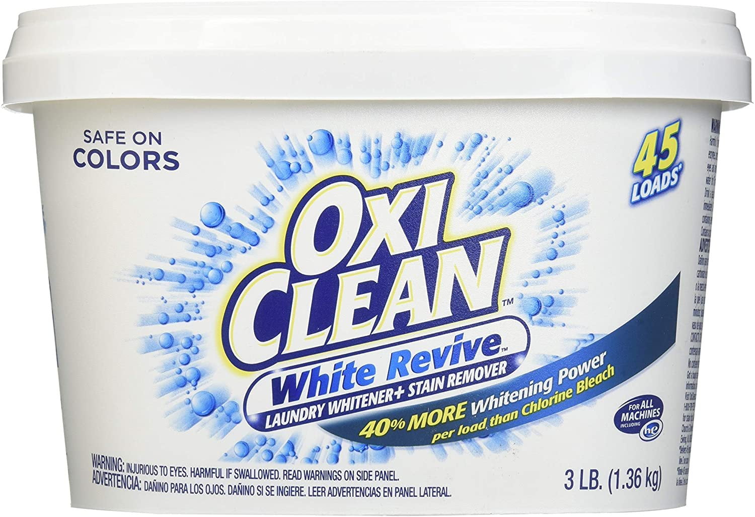 OxiClean White Revive Laundry Whitener & Stain Remover, 5 lb