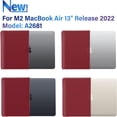 thumbnail image 5 of IBENZER Compatible with New 2025 2024 2023 MacBook Air 15 inch case M4 A3241 M3 A3113 M2 A2941, Hard Shell Case & Keyboard Cover & Screen Protector for Mac Air 15.3" , Wine Red, W-AT15-WR+2, 5 of 9