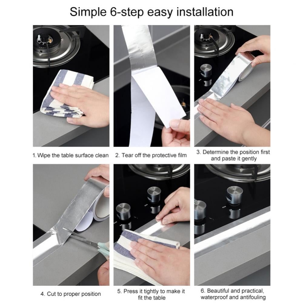 Foil Tape with Rubber Adhesive 1.2inch x 32.8FT Heat Proof/High Temp/Insulated Multi-Purpose Heavy Duty Aluminum Metal HVAC Ducting Tape for Seal & Repair Duct Work, Dryer, Exhaust Pipe, Furnace
