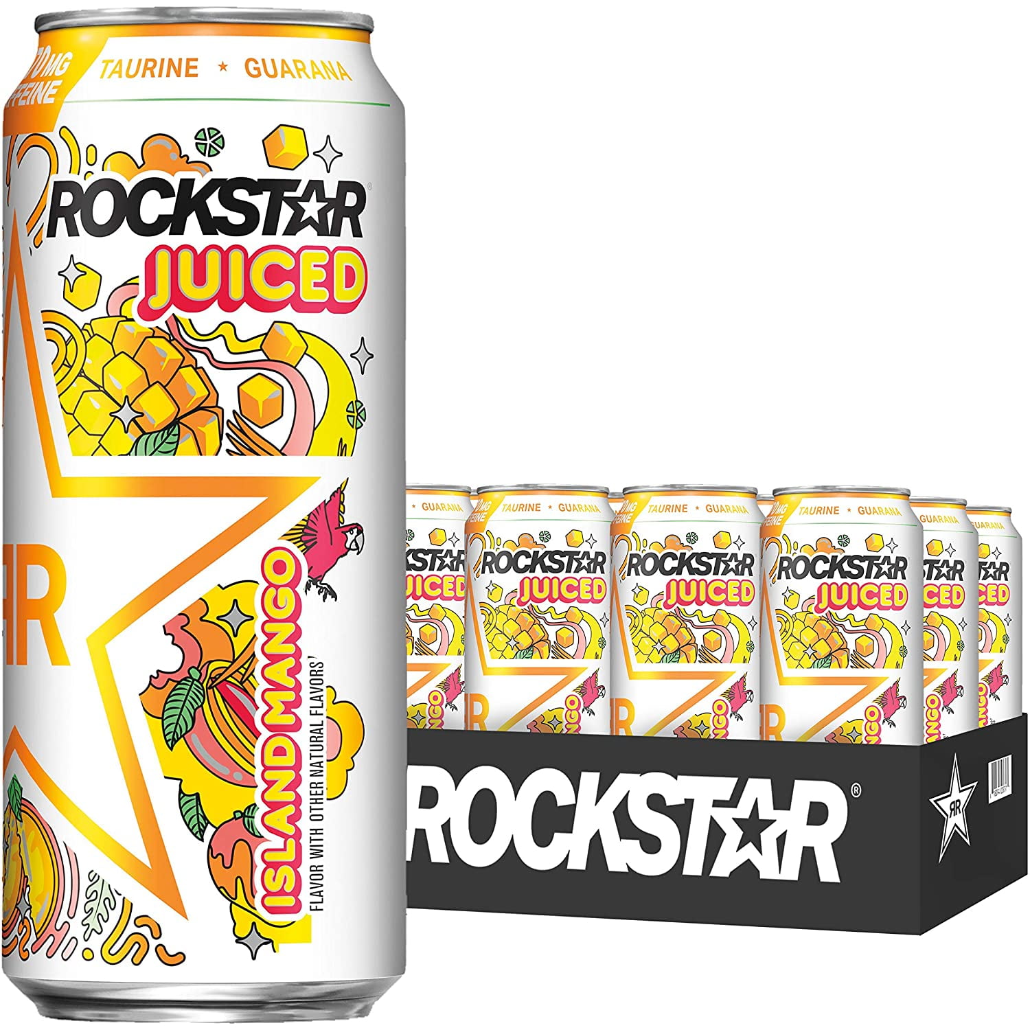 ROCKSTAR ENERGY DRINK 500 ML CAN - BIG CHOICE - ORIGNAL JUICED PEPSI COMPANY