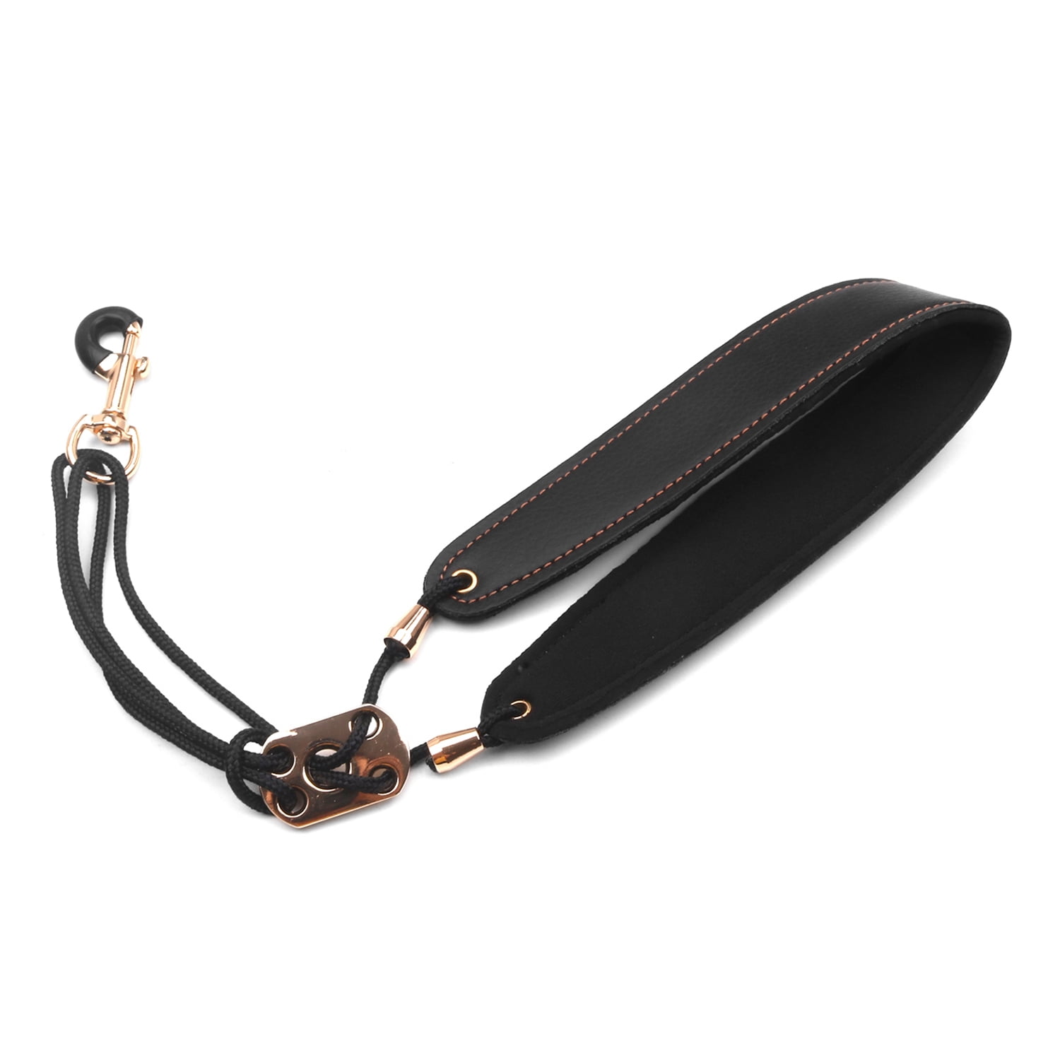 Sangle De Cou En Nylon Pour Saxophone - Confortable Et Réglable, Compatible Clarnette Basse, Hautbois, Basson (Noir)