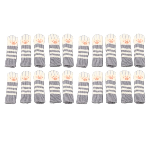 Cubierta para pies de mesa, 20 piezas, muebles con pata de gato, cubierta para pies de mesa con pata de gato, calcetines para patas de muebles con pata de gato, confiabilidad excepcional