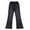 Black, variant on Girls Flare Jeans Sparkly Bling Glitter Bootcut Denim Jeans Kids Gradient Daily Wear High Elastic Waist Bell Bottoms Jean Teen Girl Preppy Solid Color Pants with Pockets Toddler Girl Clothes