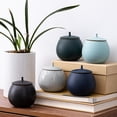 thumbnail image 4 of Ceramic Sugar Bowl With Lid, Ceramic Tea Coffee Sugar Canister For Coffee Bar, Flour Sugar Canisters Sets For The Kitchen, Coffee Jars With Lids -12oz, 4 of 8