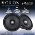 thumbnail image 2 of ORION Cobalt CM65 Altavoces tipo bala de rango medio de alta eficiencia de 6,5", potencia máxima de 1000 W, 250 W RMS, 4 ohmios, bobina móvil de 1,5" - Audio estéreo profesional para automóvil, parlan, 2 of 5