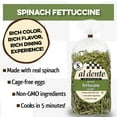 thumbnail image 4 of Pack of 6, Al Dente Spinach Fettuccine Noodles, 12 oz, 4 of 5