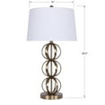 thumbnail image 4 of 29.5" Gold Plated Table Lamps w/ Off-White Linen Drum Shades (Set of 2), 4 of 5