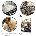 thumbnail image 3 of Designart "Rollercoaster Euphony I" Cityscapes Floater Framed Wall Decor, 3 of 7