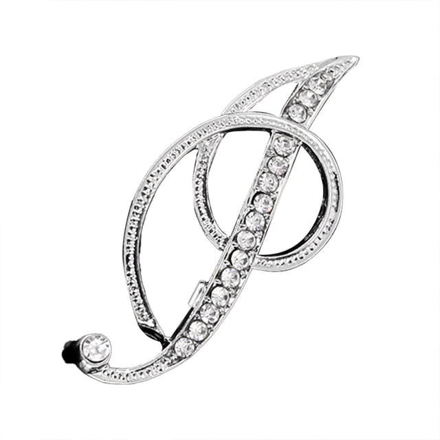 New Personality Set With Diamond Brooch 26 English Letter Brooch