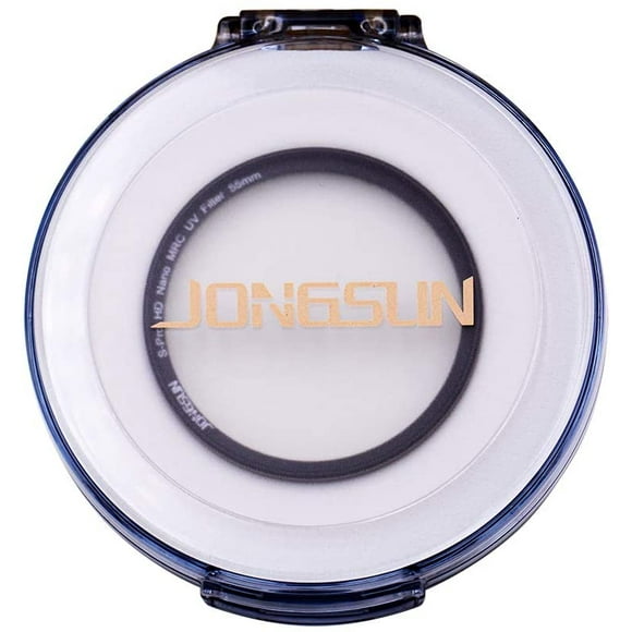 JONGSUN 55mm UV Filtre, S-Pro HD Nano MRC16 Caméra Filtre de Protection Ultraviolet, 16 Couches Multi-Couches, Schott B270,