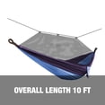 thumbnail image 4 of Bliss Hammocks Camping Hammock in a Bag W/ Mosquito Net & Tree Straps, 54-inch Wide, 350 lb. Capacity (Royal Bliss), 4 of 8