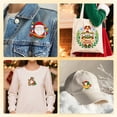 thumbnail image 6 of 28Pcs Christmas Santa Claus Water Soluble Hand Sewing Stabilizers 8.3"x11.7" Christmas Dwarf Gift Embroidery Pattern Stabilizer 4 Sheets Snowflake Stick and Stitch Embroidery Paper Sticker, 6 of 7