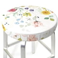 thumbnail image 3 of Hirioo Wildflowers for Round Bar Stool Seat Covers Washable Stool Cushion Slipcover Elastic Bar Chair Covers for 12-14 Inch Chair-13 inch, 3 of 7